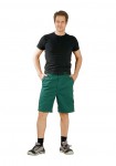 Spodnie krótkie Highline zielono-czarne